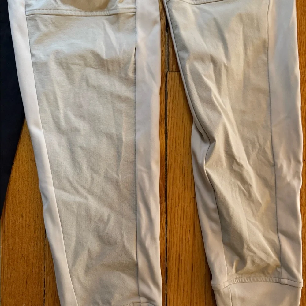 Athleta Black and Tan Track Pants with Elastic Waistbands - Picture 5 of 6